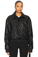 Tessa Faux Leather Jacket - thumbnail 4