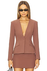 Elizabeth Deep V Blazer - thumbnail 3