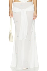 Oriana Maxi Skirt With Embroidery - thumbnail 4