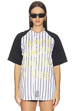 Pinstriped Baseball Jersey - thumbnail 5