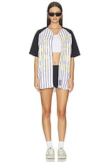 Pinstriped Baseball Jersey - thumbnail 8