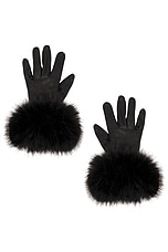 The Leather Faux Fur Glove - thumbnail 4