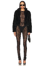 Faux Fox Fur Jacket - thumbnail 8