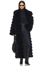 Chinchilla Full Length Coat - thumbnail 4