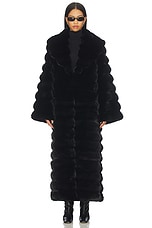 Chinchilla Full Length Coat - thumbnail 5