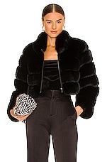 Faux Fox Fur Jacket - thumbnail 3