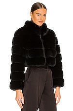 Faux Fox Fur Jacket - thumbnail 4