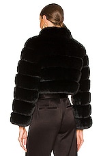 Faux Fox Fur Jacket - thumbnail 5