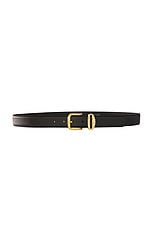 Black & Gold French Rope Belt