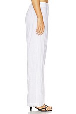 Linen Flat Pant - thumbnail 6