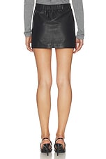 Leather Pebble Mini Skirt - thumbnail 7