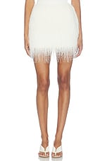 Polyester Fringe Mini Skirt - thumbnail 3
