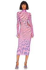 AFRM Juniper Dress in Abstract Pink Star | REVOLVE