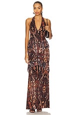 Athens Crochet Lace Maxi Dress - thumbnail 4