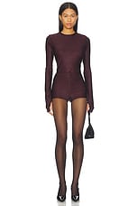 Yves Rhinestone Jersey Short - thumbnail 8