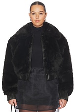Adelaide Faux Fur Bomber Jacket - thumbnail 5