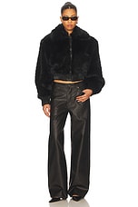 Adelaide Faux Fur Bomber Jacket - thumbnail 10