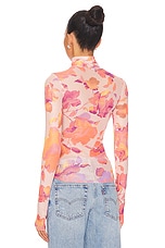 AFRM Zadie Top in Nude Marble Floral | REVOLVE