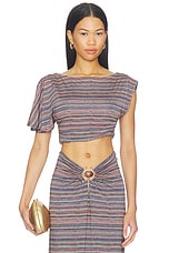 Perla Shiny Knit Top - thumbnail 4