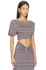 Perla Shiny Knit Top - thumbnail 5