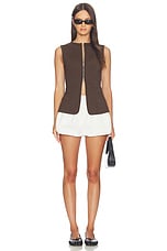 Paulo Bubble Peplum Short - thumbnail 8