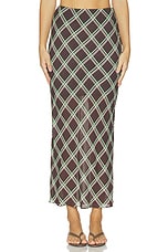 Yvonne Check Maxi Skirt - thumbnail 4
