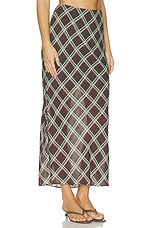 Yvonne Check Maxi Skirt - thumbnail 5