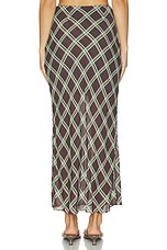 Yvonne Check Maxi Skirt - thumbnail 7