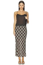 Yvonne Check Maxi Skirt - thumbnail 8