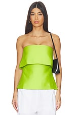 Felix Satin Strapless Top - thumbnail 4