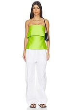 Felix Satin Strapless Top - thumbnail 7