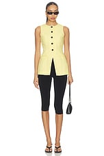 Leo Linen Mix Waistcoat - thumbnail 7