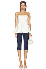 Amy Knitted Bandeau Peplum Top - thumbnail 7