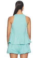 Carlos Poplin Peplum Top - thumbnail 6