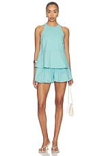 Carlos Poplin Peplum Top - thumbnail 7