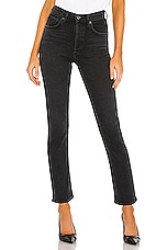 Riley High Rise Straight Crop Jeans