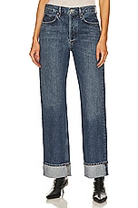 Fran Low Slung Easy Straight Jeans
