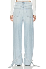 Cinched Hem Loose Taper Jeans - thumbnail 8