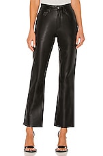 Recycled Leather Relaxed Boot Pant