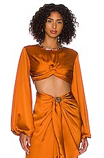 Product image of Andrea Iyamah Behati Cropped Top. Click to view full details