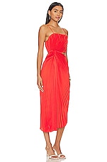 Cade Mini Dress Chili Pepper - Alice + Olivia