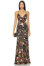 Milta Mermaid Slip Dress - thumbnail 4