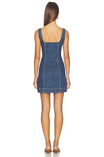 Bea Sweetheart Denim Mini Dress - thumbnail 6