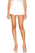 Product image of Alice + Olivia Donald Vegan Leather Short. Click to view full details