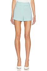 Product image of Alice + Olivia Mara Crossover Clean Short. Click to view full details