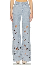 Chic Eyelet Jean - thumbnail 4