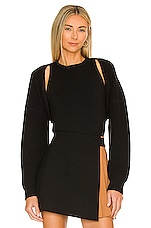 Product image of Alice + Olivia Marco Shrug with Tank Combo Pullover. Click to view full details