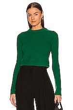 Product image of Alice + Olivia Sherice Raglan Cropped Pullover. Click to view full details