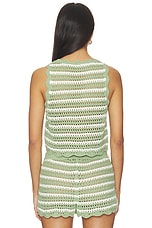 Ciara Cropped Pointelle Pullover - thumbnail 6