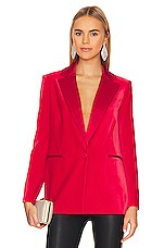 Alice + Olivia Justin Blazer in Perfect Ruby | REVOLVE